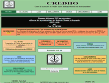 Tablet Screenshot of credho.org